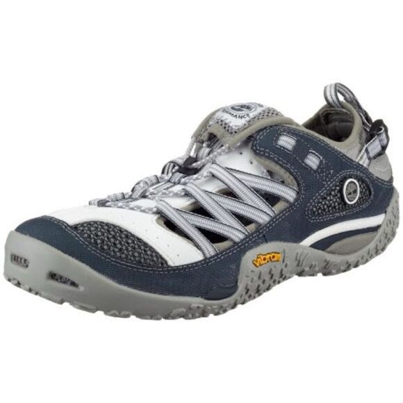 Timberland Hydroclimb 31171 Closed Toe Sandals White and Navy Grey Men’s Size 10 - Picture 1 of 11
